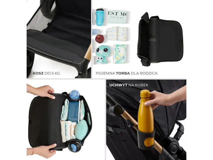 Універсальна коляска 3 в 1 KinderKraft Moov 2 Pure Black (KSMOOV02BLKEV00) - Фото 5 Універсальна коляска 3 в 1 KinderKraft Moov 2 Pure Black (KSMOOV02BLKEV00) - зображення 5