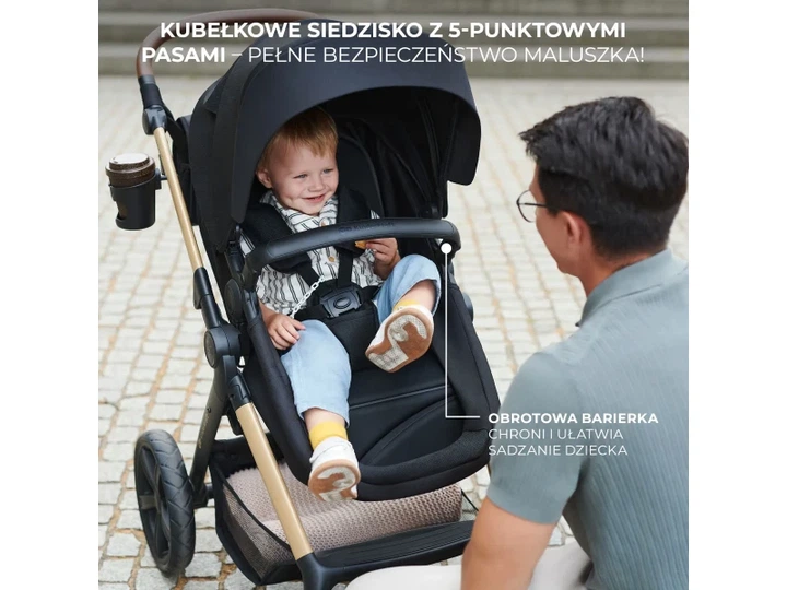 Універсальна коляска 3 в 1 KinderKraft Moov 2 Pure Black (KSMOOV02BLKEV00) - Фото 17 Універсальна коляска 3 в 1 KinderKraft Moov 2 Pure Black (KSMOOV02BLKEV00) - зображення 17