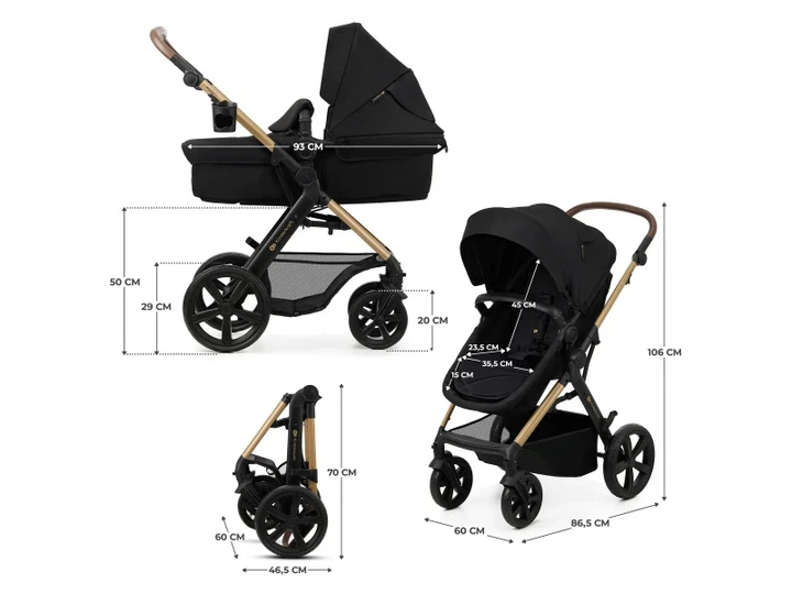 Універсальна коляска 3 в 1 KinderKraft Moov 2 Pure Black (KSMOOV02BLKEV00) - Фото 20 Універсальна коляска 3 в 1 KinderKraft Moov 2 Pure Black (KSMOOV02BLKEV00) - зображення 20