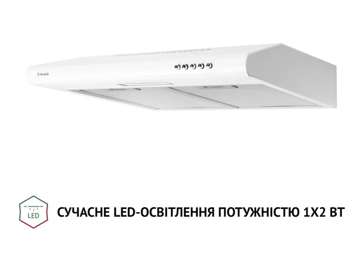 Витяжка Perfelli PL 5124 WH LED - изображение 4
