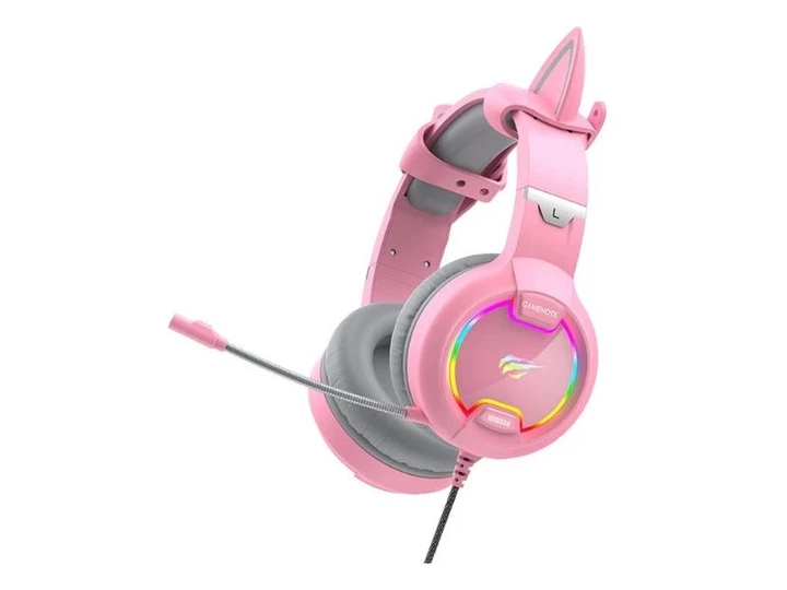 Навушники з мікрофоном Havit H2233D Pink - изображение 5