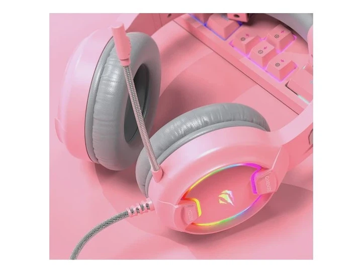 Навушники з мікрофоном Havit H2233D Pink - изображение 8