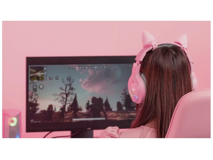 Навушники з мікрофоном Havit H2233D Pink - изображение 10