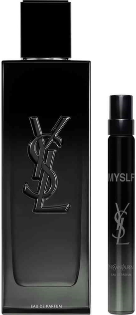 Набір для чоловіків Yves Saint Laurent Myslf Парфумована вода 100 мл + Мініатюра Парфумована вода 10 мл + Косметичка (3614274286878) - зображення 2