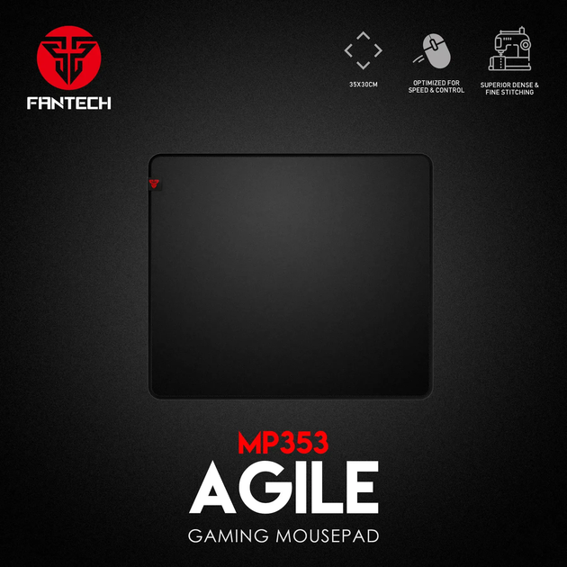 Игровая поверхность Fantech Agile MP353 (300*300*4mm) коврик для мыши - изображение 1