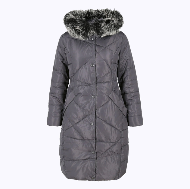 Kurtka puchowa damska długa PERSO BLH818025F XL Szara (5905080209433) - obraz 7