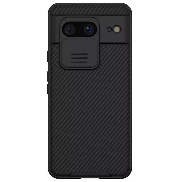 Карбоновая накладка Nillkin CamShield Pro для Google Pixel 8 Black - Фото 1 Карбоновая накладка Nillkin CamShield Pro для Google Pixel 8 Black - изображение 1