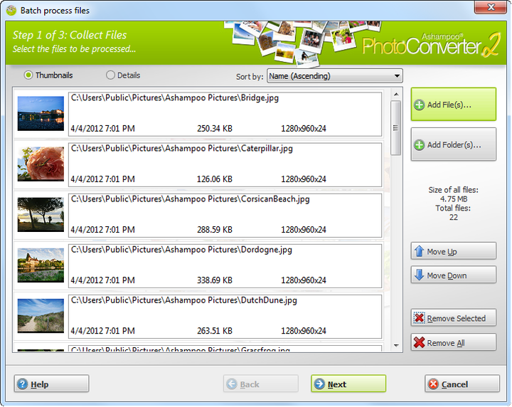 Швидке конвертування фото, Ashampoo Photo Converter 2 - Фото 3 Швидке конвертування фото, Ashampoo Photo Converter 2 - зображення 3