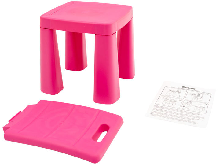 Krzesełko dziecięce Doloni 3 w 1 Pink (0634881919313) - obraz 3