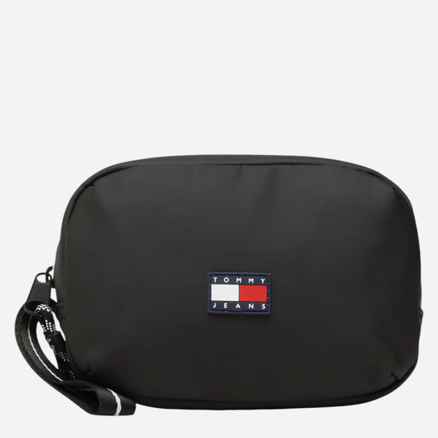 Kosmetyczka męska Tommy Hilfiger Jeans Tjm Funcion Washbag AM0AM10636 Czarna (8720642472721) - obraz 1