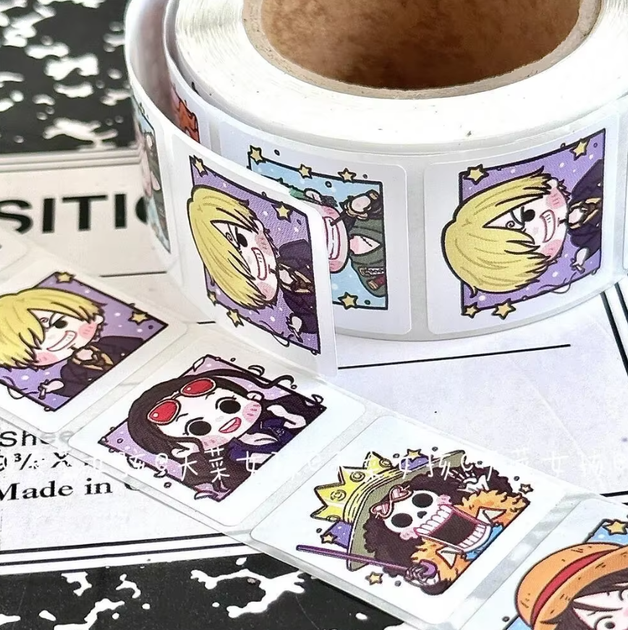 Стикеры Ван Пис (500 шт) One Piece ABC - изображение 3