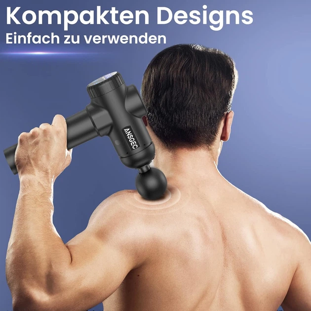 Ручний перкусійний масажер ANSGEC Massage Gun MG-3 30-швидкісний
