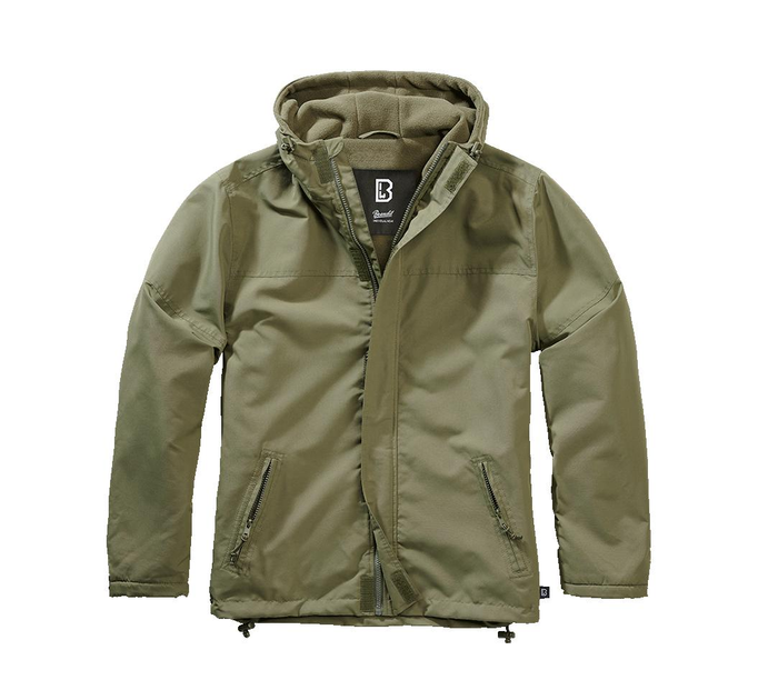 Куртка вітровка Brandit Windbreaker frontzip Olive L - изображение 1