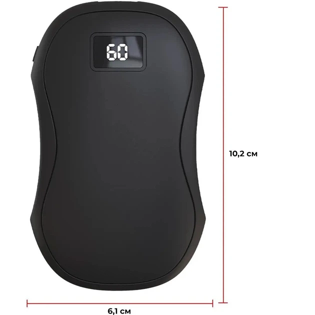 Обогреватель для рук Supretto карманный и павербанк 4000 mAh (9079_0001) - изображение 3