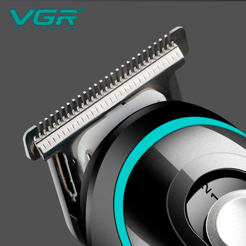 Триммер аккумуляторный VGR V-055 с регулятором высоты, 4 насадки - изображение 5