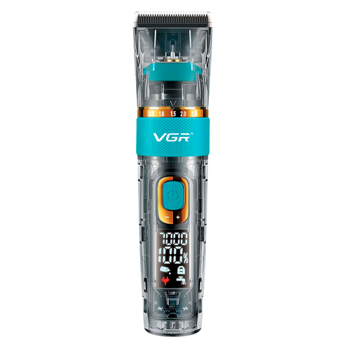 Аккумуляторная машинка для стрижки VGR V-695 , 6 насадкок, регулятор высоты, LED дисплей - изображение 3