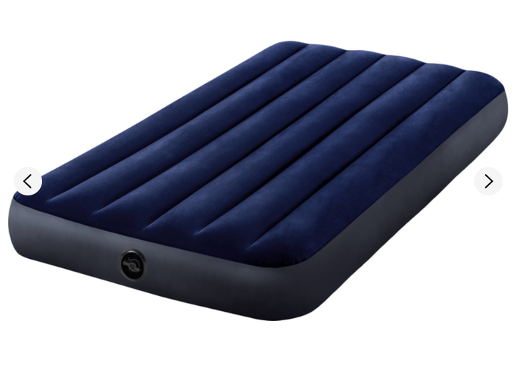 Матрац надувной велюр Intex арт 64757 синий 191 x 99 x 25 - изображение 2