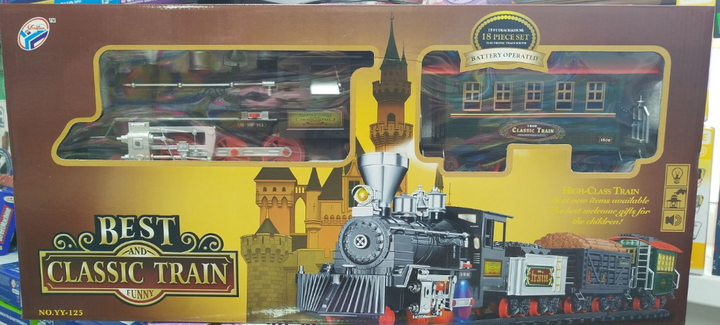 Игрушечная детская железная дорога A-Toys арт YY-125 длина путей 420 см - изображение 3