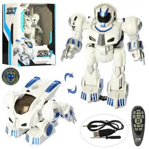 Робот на радиоуправлении Le Neng Toys двигается, стреляет, 28 см K4 - изображение 7