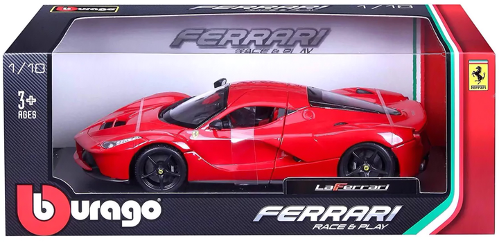 Automodel Bburago Ferrari LaFerrari 1:18 (4893993160013) - obraz 2