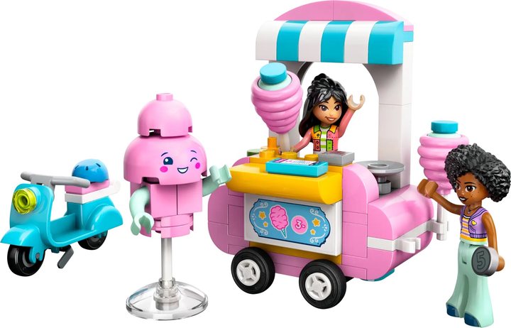 Конструктор LEGO Friends Стійка з цукровою ватою та самокатом 110 елементів (42643) - зображення 2