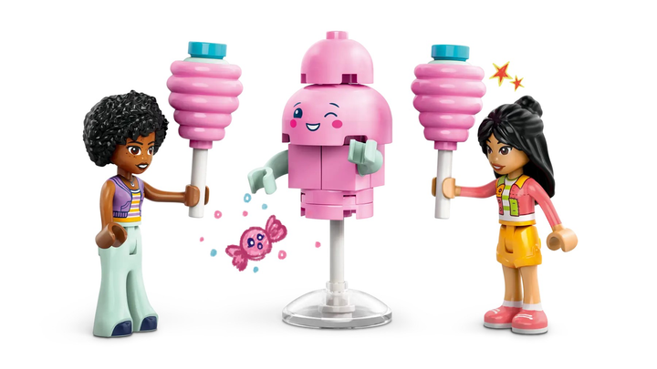 Zestaw klocków LEGO Friends Stoisko z watą cukrową i skuter 110 elementów (42643) - obraz 5