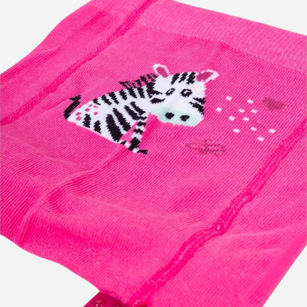 Zestaw rajstop dziecięcych 2 pary dla dziewczynki Yoclub RAB-0025G-AA0A-004 86-92 Różowy/Mleczny (5904921635691) - obraz 4