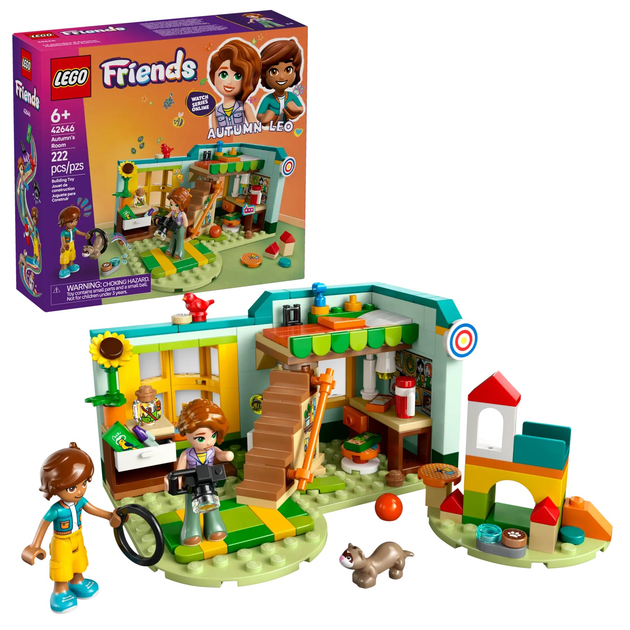 Zestaw klocków LEGO Friends Pokój Autumn 222 elementy (42646) - obraz 2