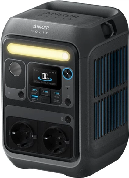 Stacja ładująca Anker Solix C300X + solar panel PS60 60W / 360 W / 288 W⋅h / LiFePO4 (B1723311) - obraz 3