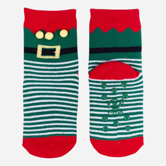 Набір шкарпеток дитячий YOCLUB Children's Christmas Terry 3Pack Socks SKF-X001U-AA0D-0001 20-22 3 пари Multicolour (5907617914308) - зображення 3