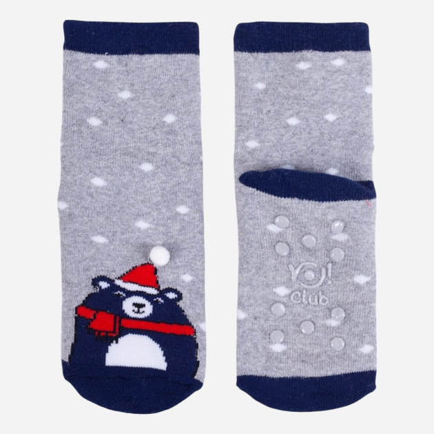 Набір шкарпеток дитячий YOCLUB Children's Christmas Terry 3Pack Socks SKF-X001U-AA0D-0002 17-19 3 пари Multicolour (5904921625951) - зображення 2