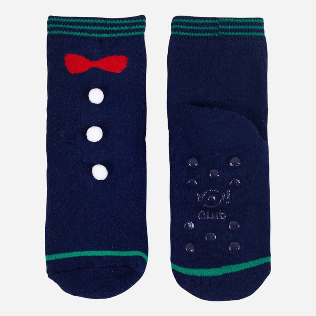 Набір дитячих шкарпеток YOCLUB Children's Christmas Terry 3Pack Socks SKF-X001U-AA0D-0002 17-19 3 пари Різнокольоровий (5904921625951) - зображення 4