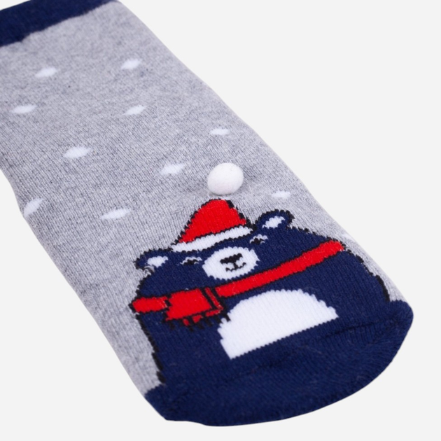 Набір дитячих шкарпеток YOCLUB Children's Christmas Terry 3Pack Socks SKF-X001U-AA0D-0002 17-19 3 пари Різнокольоровий (5904921625951) - зображення 7
