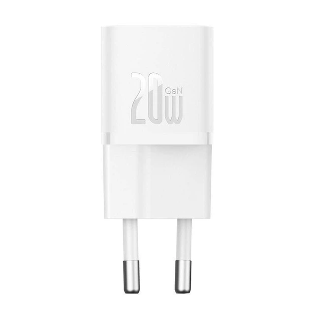 МЗП Baseus GaN5 Mini Fast Charger 20W (Type-C) Білий - изображение 2