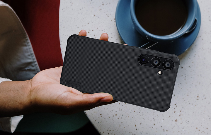 Чохол бампер Nillkin Super Frosted Shield Pro для Samsung Galaxy A55 5G Black - Фото 2 Чохол бампер Nillkin Super Frosted Shield Pro для Samsung Galaxy A55 5G Black - зображення 2