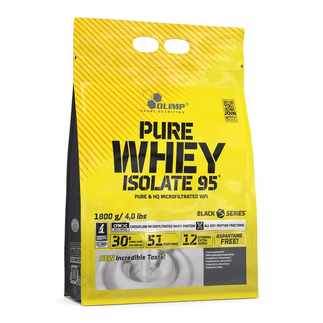 Протеин Olimp Pure Whey Isolate 95 1800 г, арахисовая паста - Фото 1 Протеин Olimp Pure Whey Isolate 95 1800 г, арахисовая паста - изображение 1