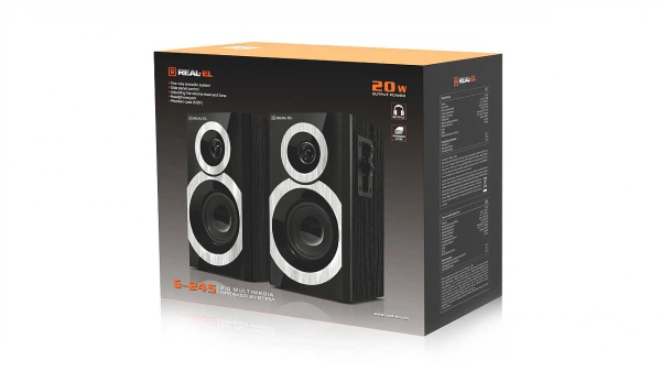 Акустическая система real-el s-245 Black - изображение 10