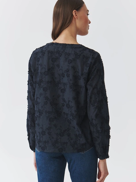 Блузка жіноча Tatuum Relia T2501.044 36 Темно-синя (5900142395383) - зображення 2