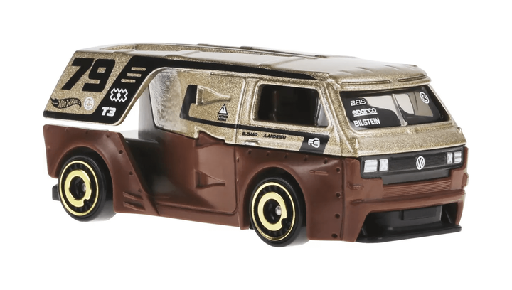 Машинка Базовая Hot Wheels VW T3 Custom Vans 1:64 HRY57 Gold