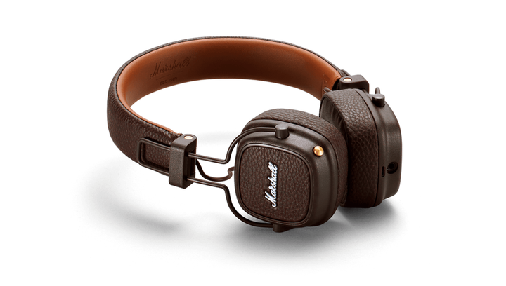 【美品】Marshall Major V 5 ワイヤレスヘッドフォン ブラウン Наушники Беспроводной Marshall Major V 5 Brown купить в интернет