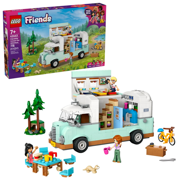 Конструктор LEGO Friends Пригода друзів у кемпінгу 778 елементів (42663) - зображення 2