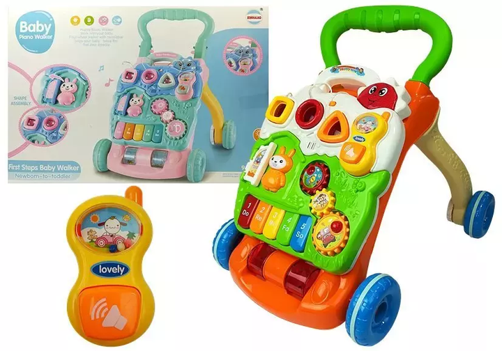 Каталка-ходунки LEAN Toys з піаніно Sound Light (1818912734789) - зображення 7