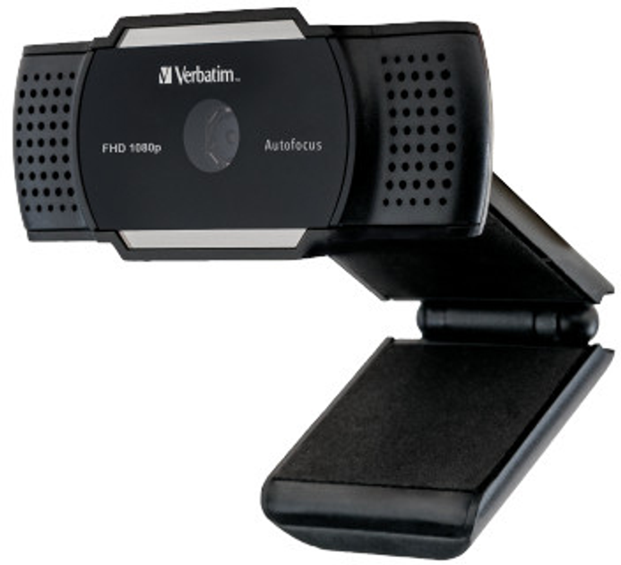Kamera internetowa Verbatim AWC-01 Full HD 1080P Black (49578) - obraz 2
