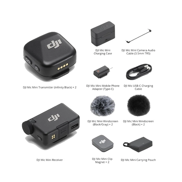Микрофонная радиосистема DJI Mic Mini (2 TX + 1 RX + Charging Case