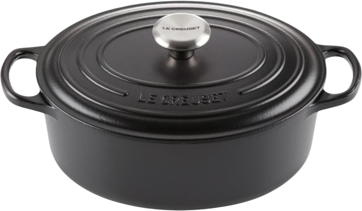 Гусятниця LeCreuset овальна чавунна чорна 31 см (0024147263159) - зображення 2