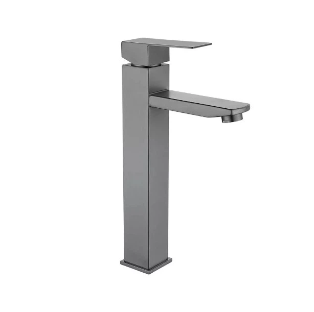 Смеситель для раковины WEZER PRO11-02-GUNGREY - Фото 1 Смеситель для раковины WEZER PRO11-02-GUNGREY - изображение 1