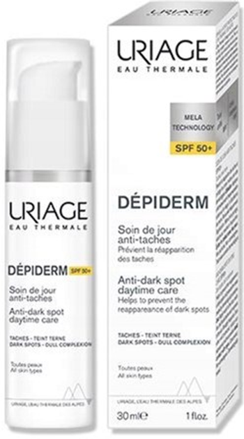 Крем для обличчя з SPF захистом Uriage Eau Thermale Depiderm проти пігментації 30 мл (3661434009778) - зображення 2