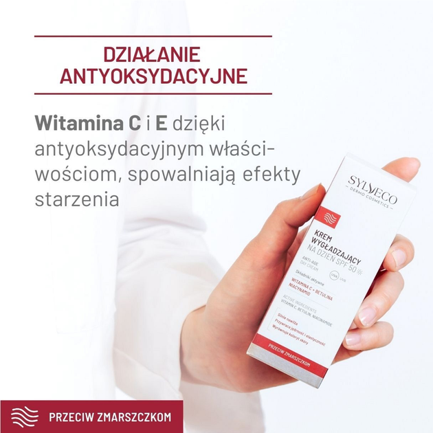 Крем для обличчя з SPF захистом Sylveco Dermo антивіковий 50 мл (5902249019858) - зображення 5