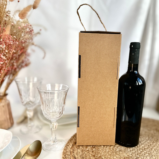 Pudełko na wino Idea Home Kraft 6 szt. (5902308736320) - obraz 6