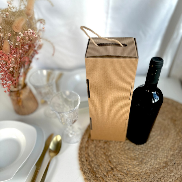 Pudełko na wino Idea Home Kraft 6 szt. (5902308736320) - obraz 7